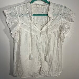 Melissa Nepton Eyelet blouse